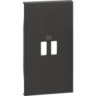 Bticino - Living Now - enjoliveur pour prise USB 2 modules noir