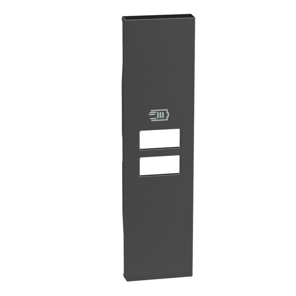 Bticino - Living Now - Enjoliveur pour prise chargeur USB 1M Noir