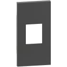 Bticino - Enjoliveur Living Now pour prise optique SC/APC simplex 2 modules - noir