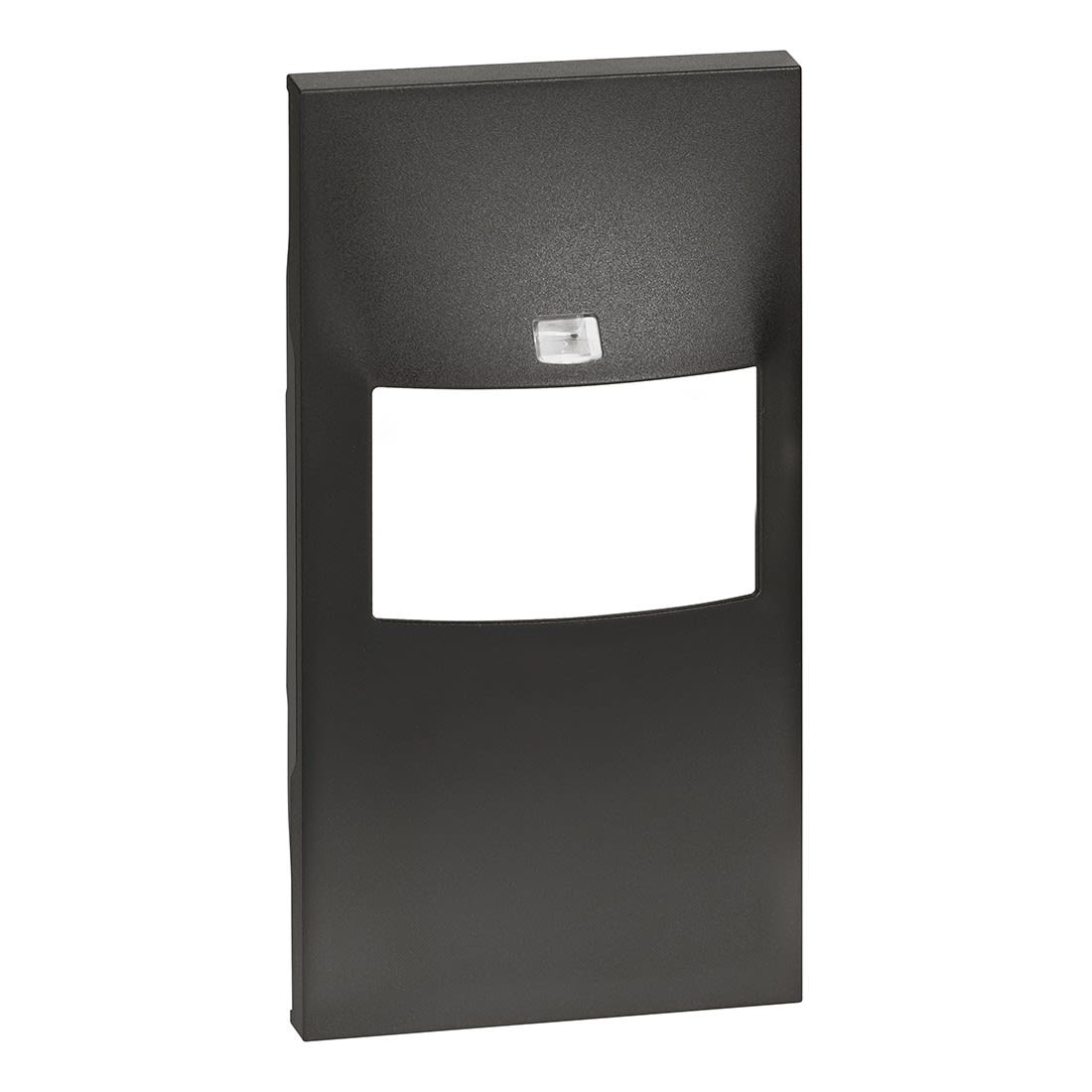 Bticino - Enjoliveur Living Now pour détecteur sans dérogation 2 modules - noir