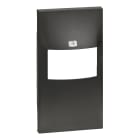 Bticino - Enjoliveur Living Now pour détecteur sans dérogation 2 modules - noir