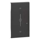 Bticino - Enjoliveur Living Now with Netatmo pour commande volets 2 modules - noir