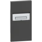 Bticino - Enjoliveur Living Now pour balisage de plinthe - noir