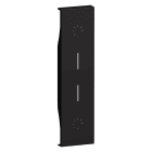 Bticino - Enjoliveur double variateur 1 module - noir - Living Now