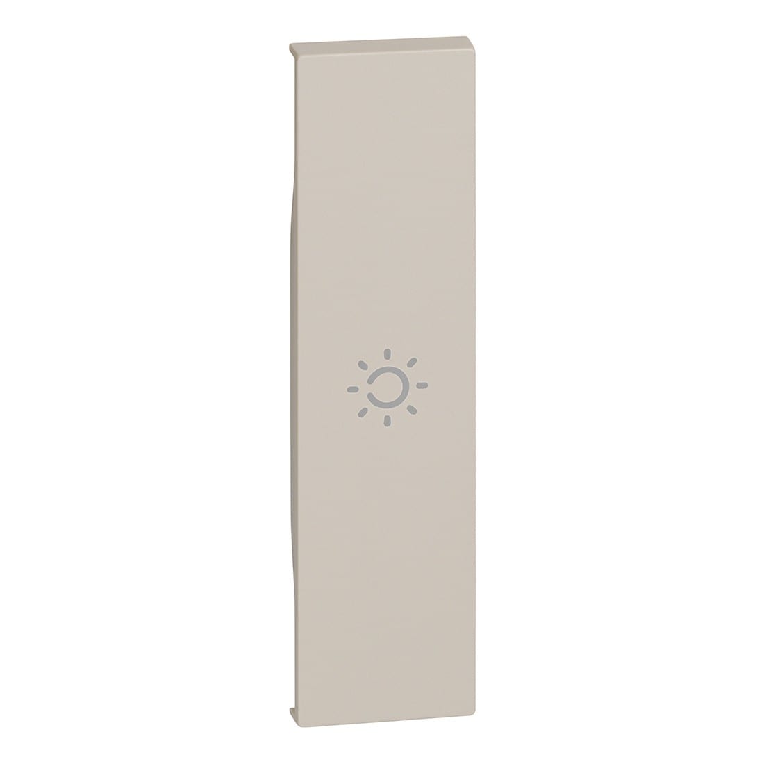 Bticino - Enjoliveur Living Now avec symbole lumière MyHOME_Up 1 module - sable