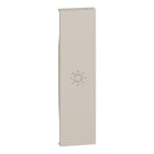 Bticino - Enjoliveur Living Now avec symbole lumière MyHOME_Up 1 module - sable