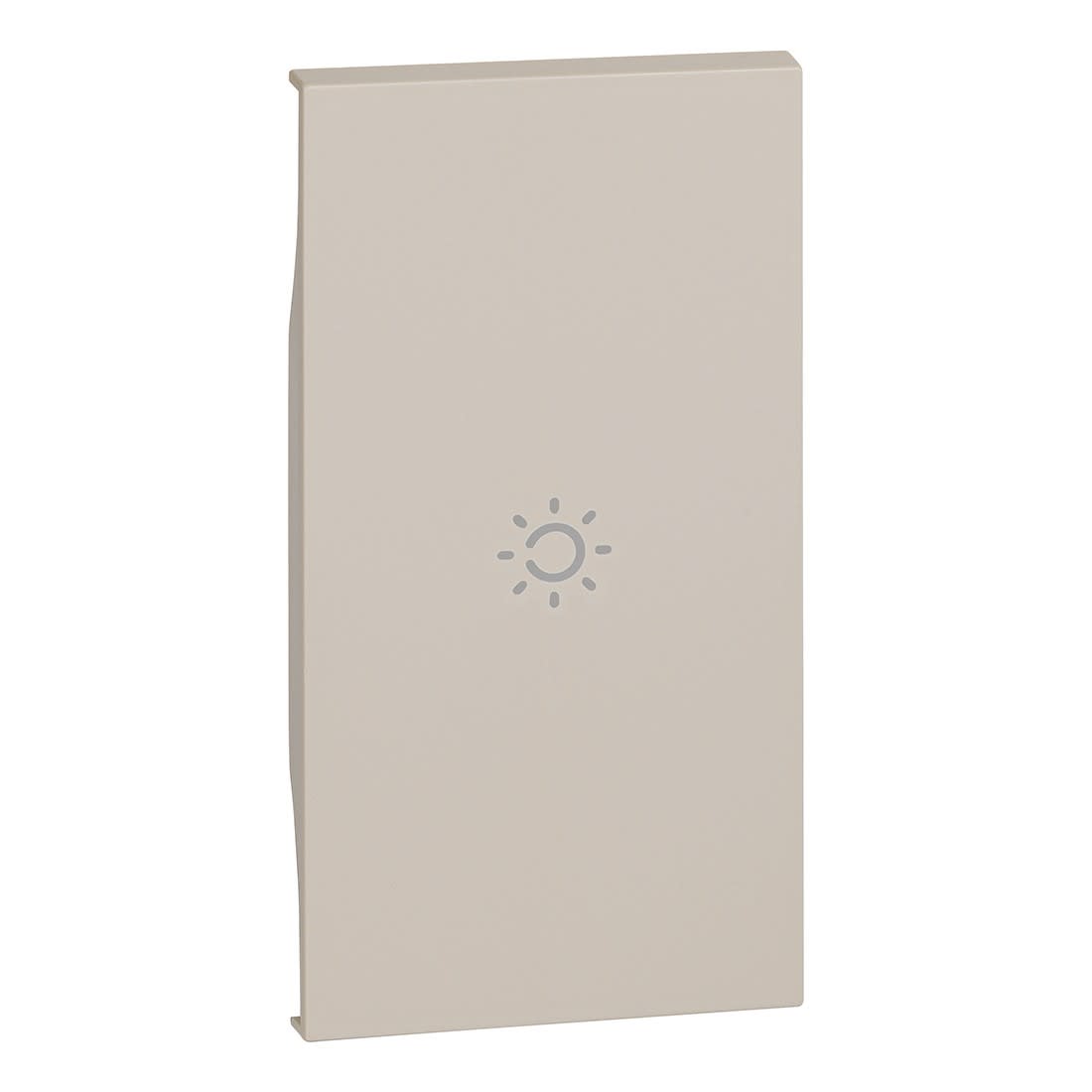 Bticino - Enjoliveur Living Now avec marquage lumière 2 modules - sable