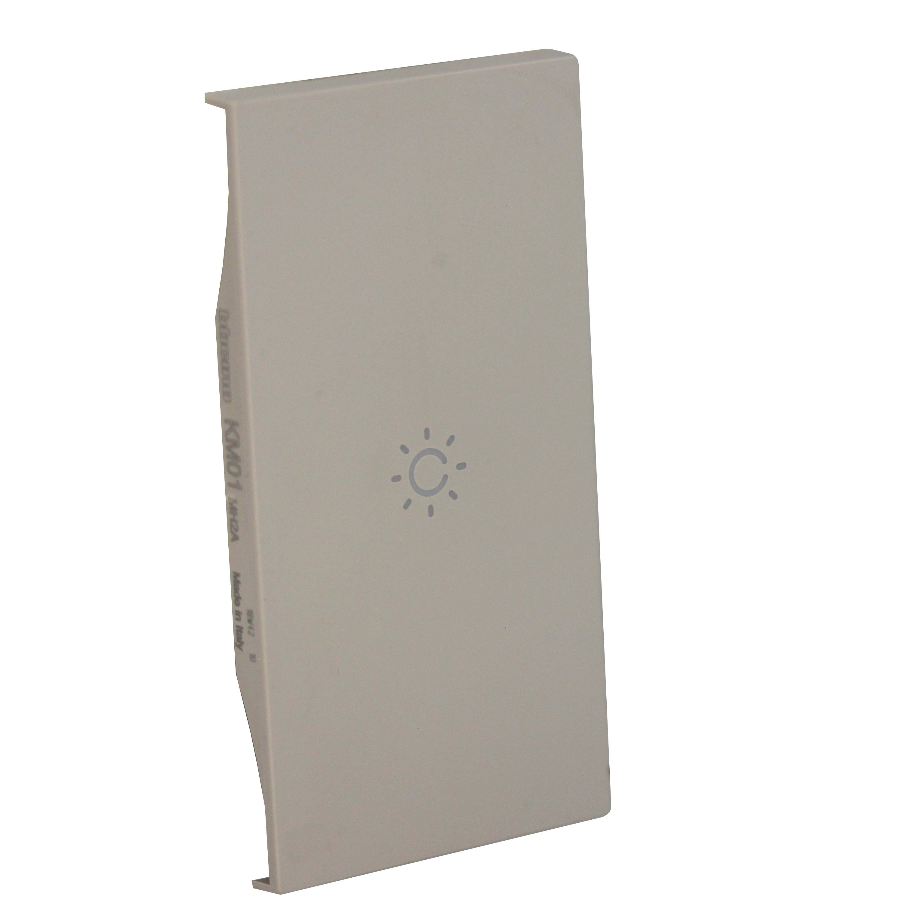 Bticino - Enjoliveur Living Now avec marquage éclairage MyHOME_Up 2 modules - sable