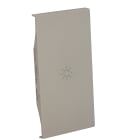 Bticino - Enjoliveur Living Now avec marquage éclairage MyHOME_Up 2 modules - sable