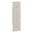 Bticino - Enjoliveur Living Now avec marquage ON/OFF MyHOME_Up 1 module - sable