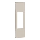 Bticino - Plastron de finition Living Now pour interrupteur bipolaire 1 module - sable