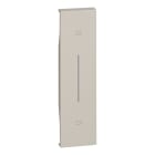 Bticino - Enjoliveur Living Now pour poussoir de volets roulants 1 module - sable