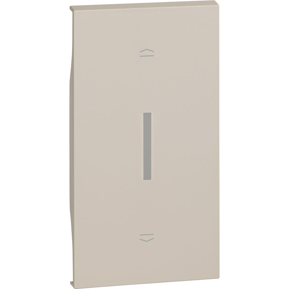 Bticino - Enjoliveur Living Now pour interrupteur de volets roulants 2 modules - sable