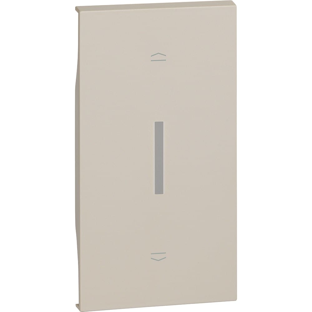 Bticino - Enjoliveur Living Now pour interrupteur de volets roulants 2 modules - sable