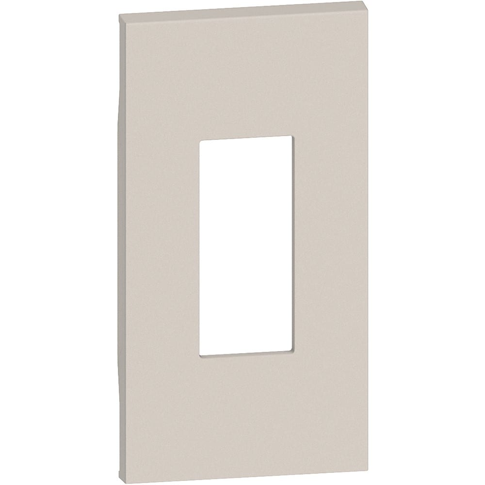 Bticino - Plastron de finition Living Now pour prise RJ45 2 modules - sable