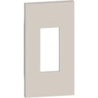Bticino - Plastron de finition Living Now pour prise RJ45 2 modules - sable