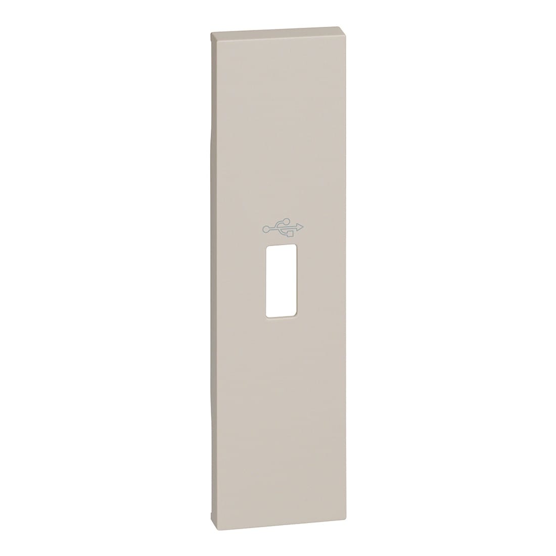 Bticino - Enjoliveur Living Now pour prise USB 1 module - sable