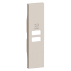 Bticino - Enjoliveur Living Now pour double chargeur USB - 1 module - Sable