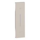 Bticino - Enjoliveur Living Now avec marquage +/- MyHOME_Up 1 module - sable