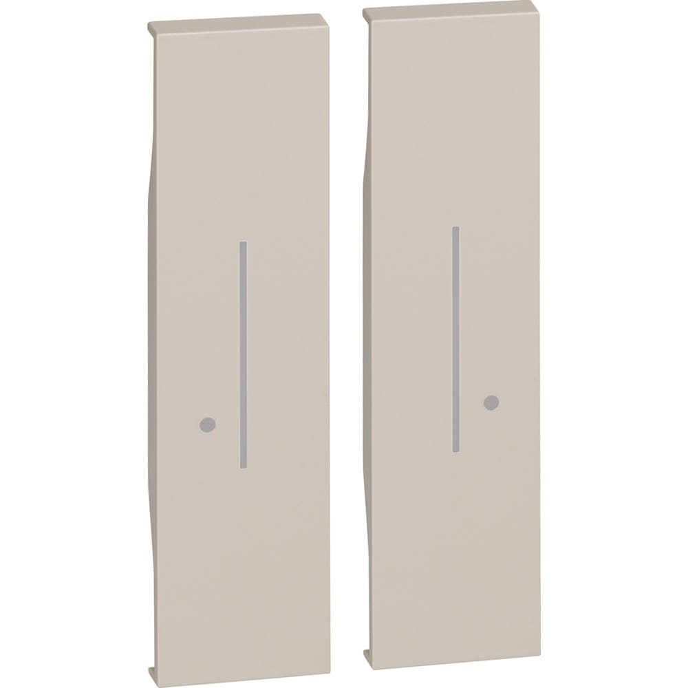 Bticino - Enjoliveur Living Now with Netatmo pour commande sans fil double 2 modules-sable