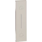 Bticino - Enjoliveur Living Now with Netatmo pour commande départ/arrivée 1 module - sable