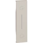 Bticino - Enjoliveur Living Now with Netatmo pour commande départ/arrivée 1 module - sable