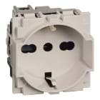 Bticino - Prise standard italien/germanique Living Now - 2 modules