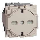 Bticino - Prise Surface standard italien/germanique Living Now - 2 modules
