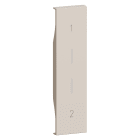 Bticino - Enjoliveur fonction 1-2 1 module - sable - Living Now