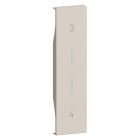 Bticino - Enjoliveur fonction 3-4 1 module - sable - Living Now