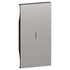 Bticino - Enjoliveur neutre 2 modules - Acier - Living Now