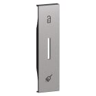 Bticino - Enjoliveur va-et-vient hôtel 1 module Acier - Living Now