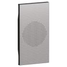 Bticino - Enjoliveur sonnette/buzzer 2 modules Acier - Living Now