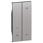 Bticino - Enjoliveur variateur 2 modules Acier - Living Now