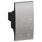 Bticino - Thermostat d'ambiance 230 V AC Acier - Living Now