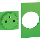 Bticino - Enjoliveur Living Now pour prise de courant Surface 2 modules - vert