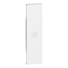 Bticino - Enjoliveur Living Now avec symbole lumière MyHOME_Up 1 module - blanc