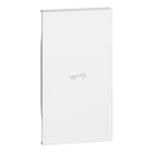 Bticino - Enjoliveur Living Now avec marquage clé 2 modules - blanc