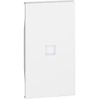 Bticino - Enjoliveur Living Now haute luminosité MyHOME_Up 2 modules - blanc