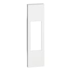 Bticino - Plastron de finition Living Now pour interrupteur bipolaire 1 module - blanc