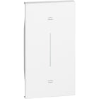 Bticino - Enjoliveur Living Now pour poussoir de volets roulants 2 modules - blanc
