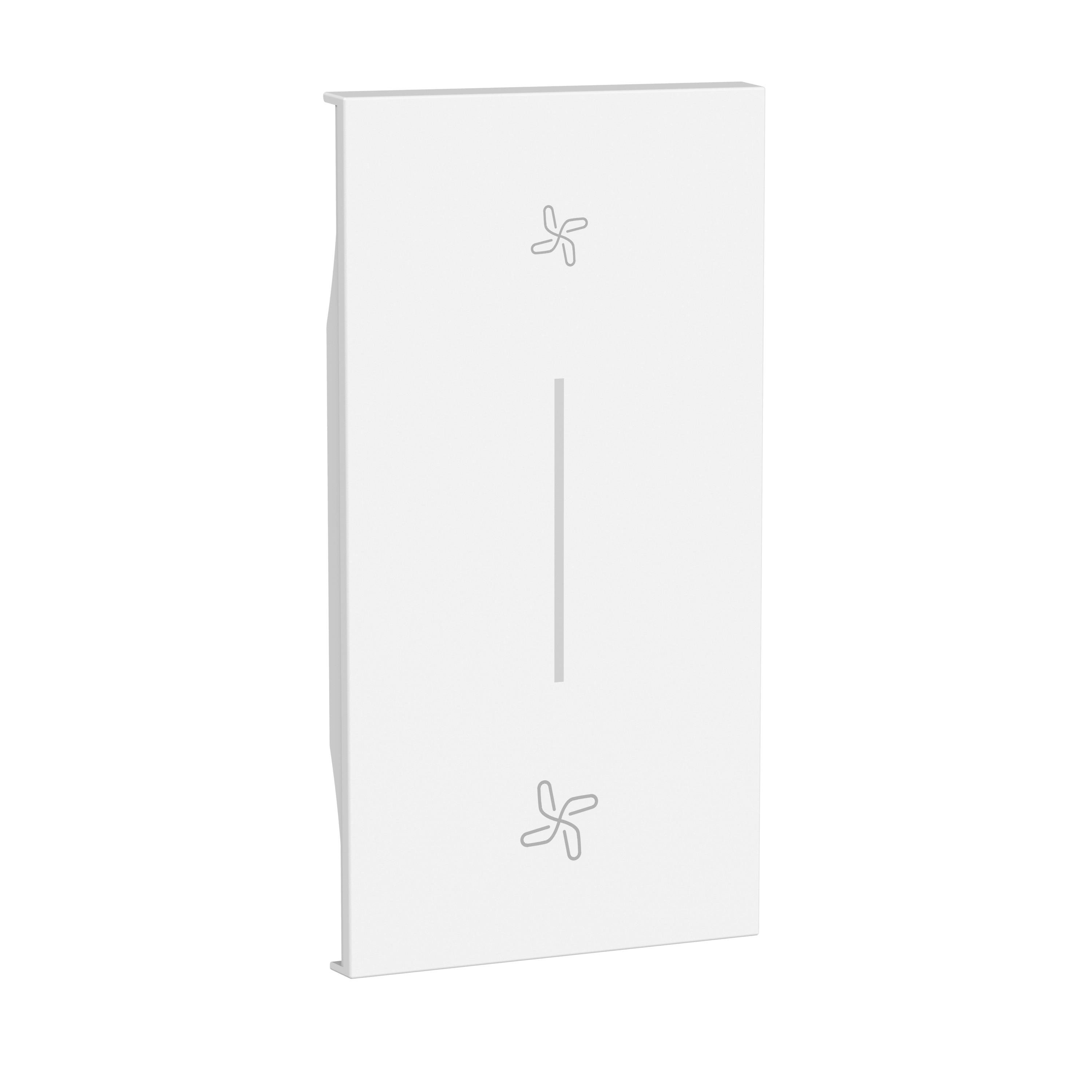 Bticino - Enjoliveur Living Now pour poussoir VMC 2 modules - blanc