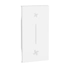 Bticino - Enjoliveur Living Now pour poussoir VMC 2 modules - blanc