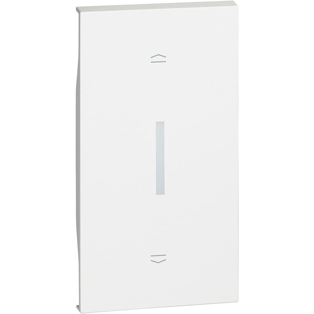 Bticino - Enjoliveur Living Now pour interrupteur de volets roulants 2 modules - blanc