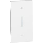Bticino - Enjoliveur Living Now pour interrupteur de volets roulants 2 modules - blanc