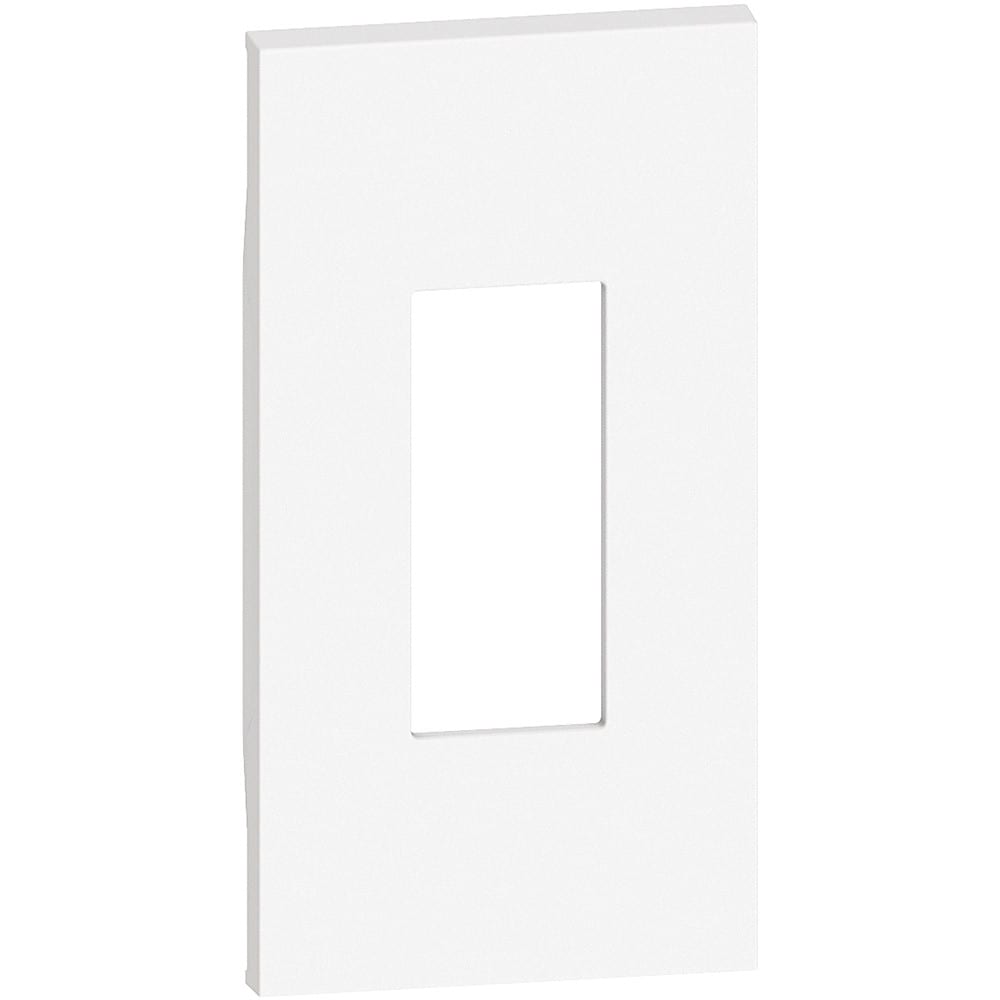 Bticino - Plastron de finition Living Now pour prise RJ45 2 modules - blanc