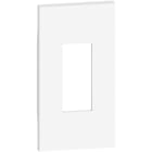 Bticino - Plastron de finition Living Now pour prise RJ45 2 modules - blanc
