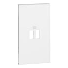 Bticino - Enjoliveur Living Now pour prise USB 2 modules - blanc