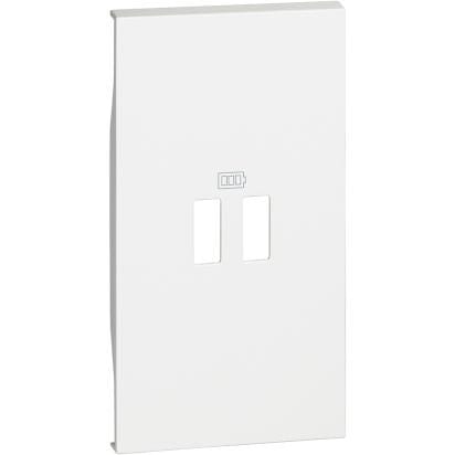 Bticino - Living Now - enjoliveur pour prise USB 2M Blanc