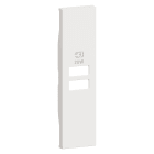 Bticino - Enjoliveur Living Now pour double chargeur USB - 1 module - Blanc